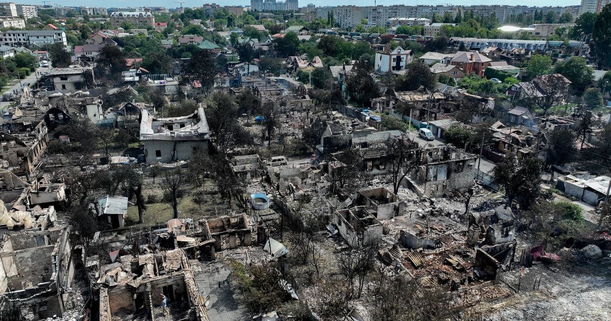 Пошкоджені житлові будинки у Вишневому після нічного удару 6 липня 2026 року