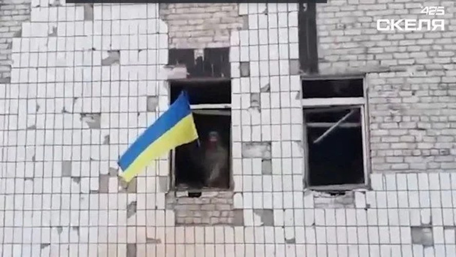 Кадри з відео 425 ОШП із зачистки центральної частини Костянтинівки на Донеччині