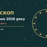 Зоряне небо над містом у передвечірніх відтінках — ілюстрація до гороскопу на 25 серпня 2026 року