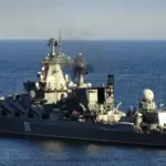 Пуск ракети під час навчань Тихоокеанського флоту РФ біля спірних Курильських островів