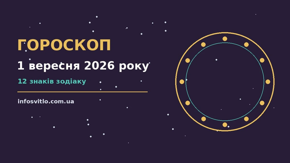 Акварельний гороскоп на 1 вересня 2026 року: зоряна стежка серед золотих полів, спокійний темп дня і родинна затишна атмосфера