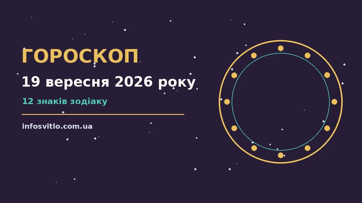 Гороскоп на 19 вересня 2026 року: що підготували зорі для спокійних і точних рішень