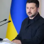 Президент України Володимир Зеленський під час інтерв'ю Deutsche Welle
