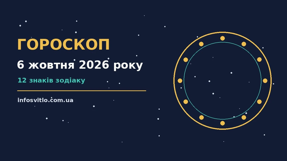 Гороскоп на 6 жовтня 2026 року: що підготували зорі для спокійних і точних рішень
