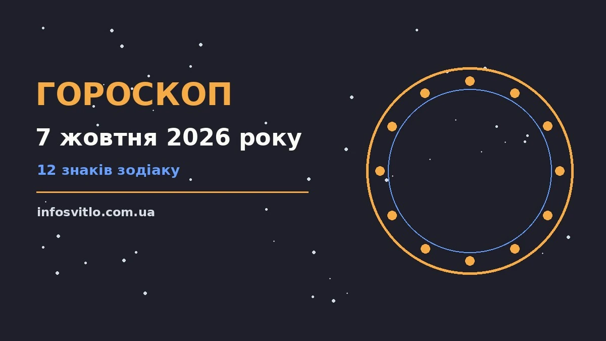 Гороскоп на 7 жовтня 2026 року: спокійні рішення для кар'єри та фінансів