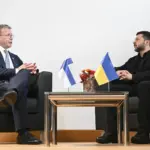 Володимир Зеленський і Петтері Орпо під час зустрічі